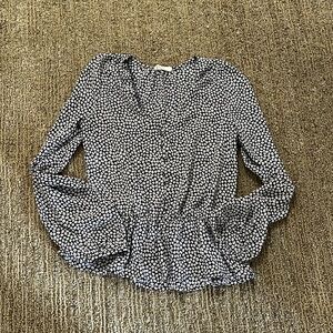 Sienna Sky Navy Blouse